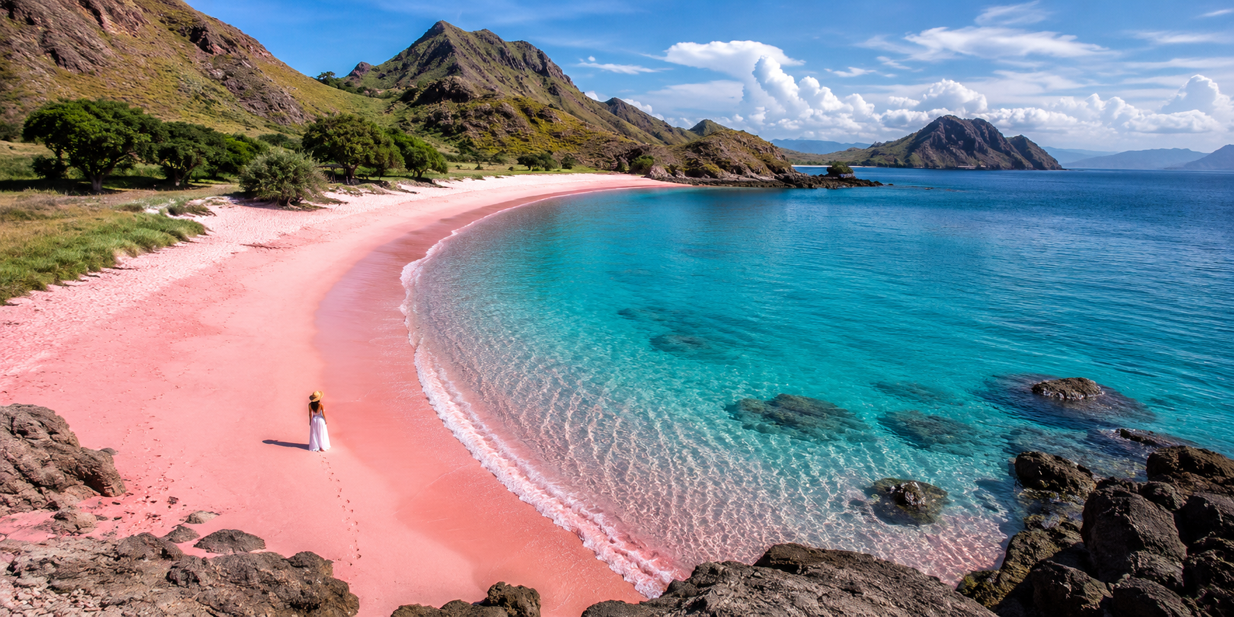Pantai Pasir Pink Terbaik Menghadirkan Pesona Alam yang Sulit Dilupakan
